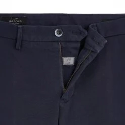 Navy Blue Chino Gaberdine Stretch - Mason's 13 Navy Blue Chino Gaberdine Stretch - Mason's -ETON Store 20109549047 70
