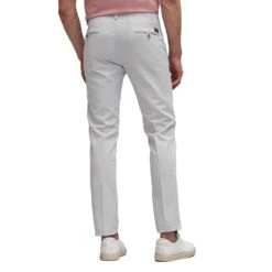 Light Gray Chino Gaberdine Stretch Slim Fit Pants - Mason's 18 Light Gray Chino Gaberdine Stretch Slim Fit Pants - Mason's -ETON Store 20109550072 2 194cc531 7e2a 4c57 beaa bee8ab90bcb9