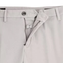 Light Gray Chino Gaberdine Stretch Slim Fit Pants - Mason's 22 Light Gray Chino Gaberdine Stretch Slim Fit Pants - Mason's -ETON Store 20109550072 70