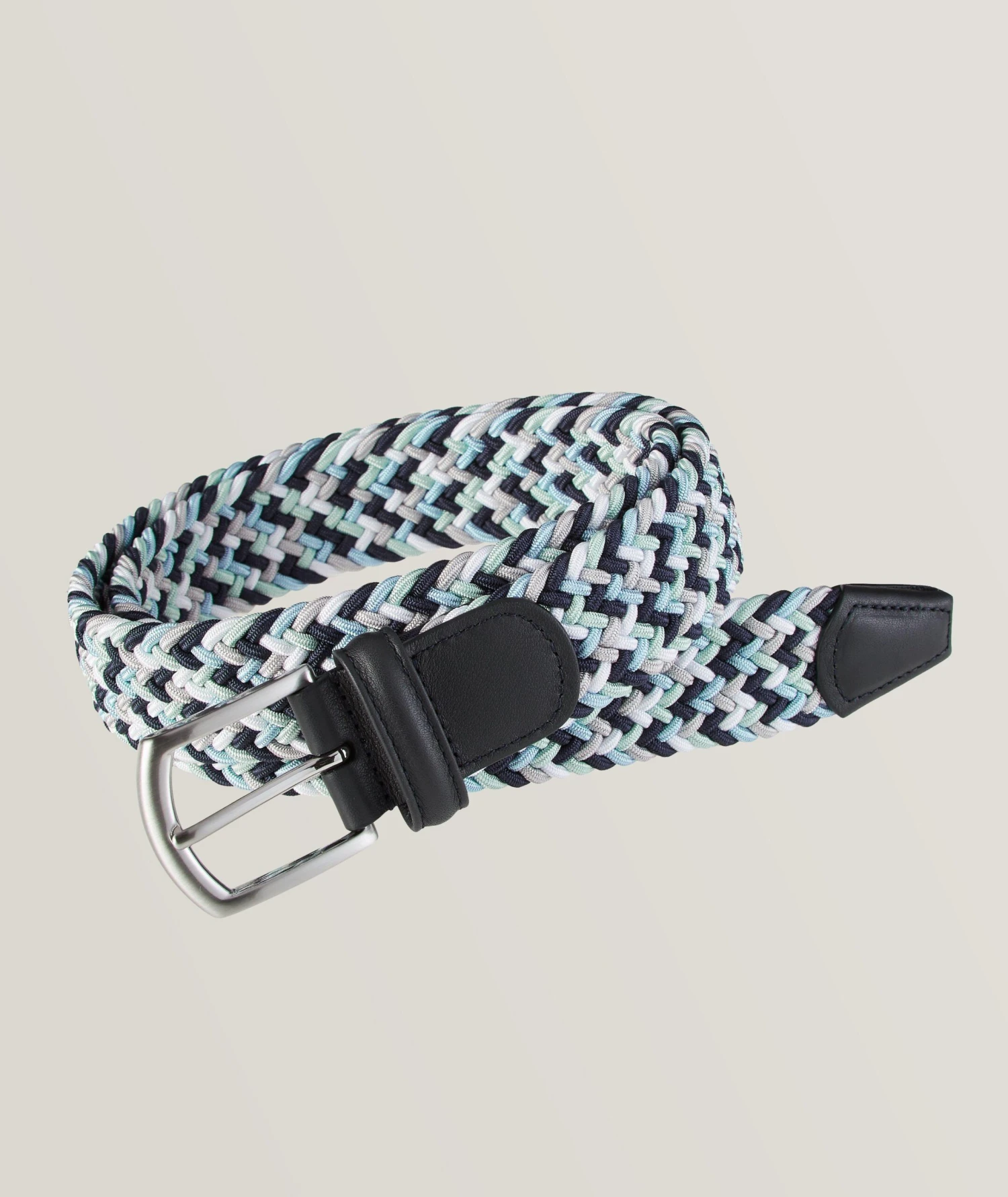 Blue Multicolour Woven Belt - Anderson's 5 Blue Multicolour Woven Belt - Anderson's - Image 3