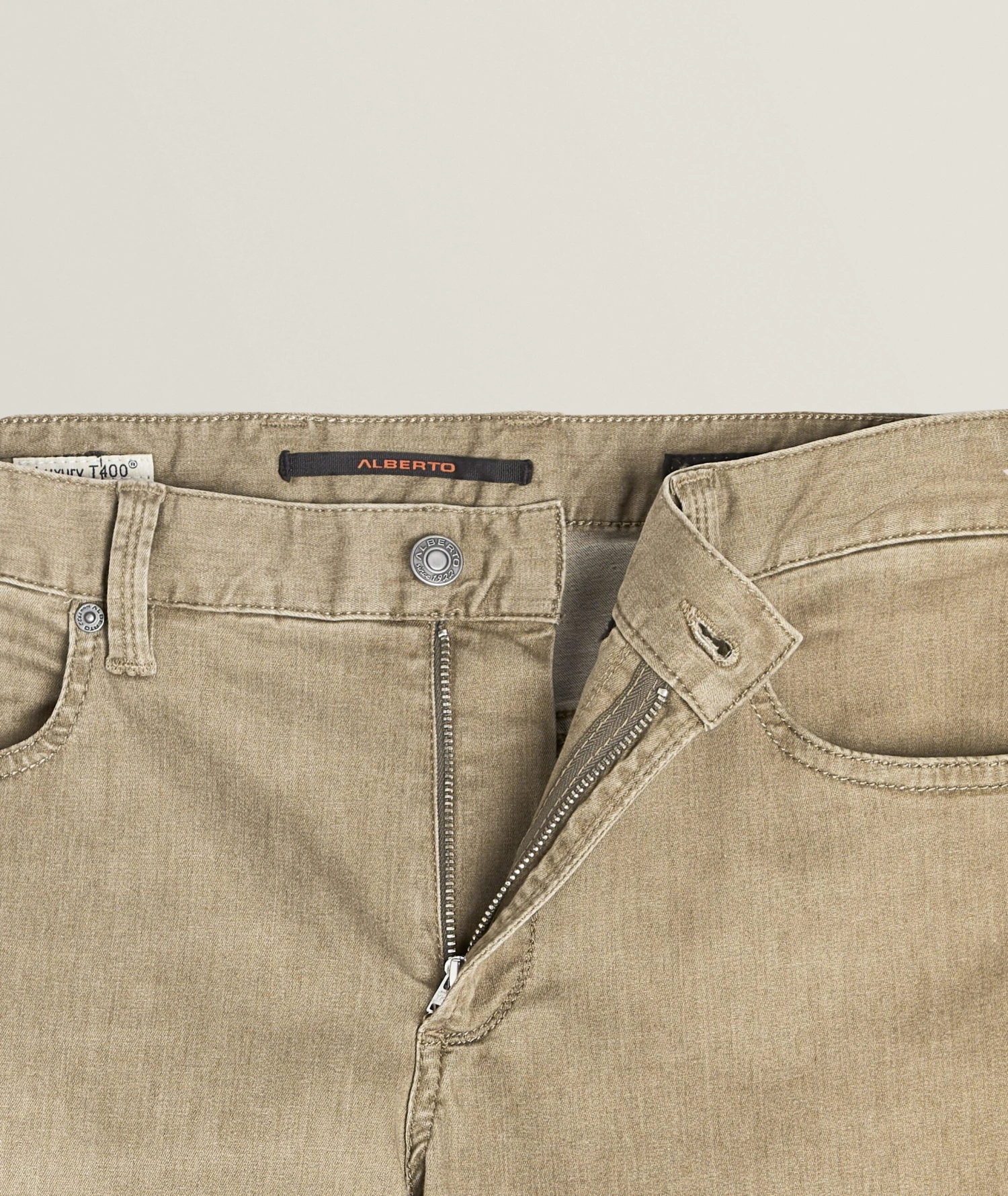 Biscotti Super Stretch Tencel-Cotton Pipe Jeans - Alberto 4 Biscotti Super Stretch Tencel-Cotton Pipe Jeans - Alberto - Image 2