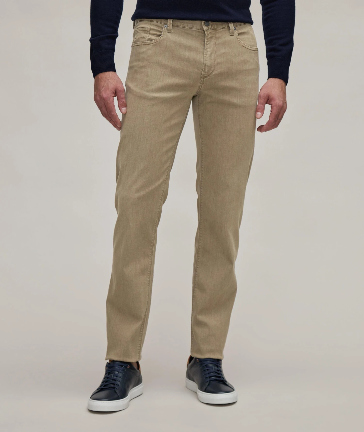 Biscotti Super Stretch Tencel-Cotton Pipe Jeans - Alberto 3 Biscotti Super Stretch Tencel-Cotton Pipe Jeans - Alberto