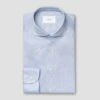 ETON Light Blue Filo Di Scozia Oxford Slim Fit Shirt