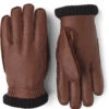 Chocolate Brown Deerskin Primaloft Leather Gloves - Hestra 2 Chocolate Brown Deerskin Primaloft Leather Gloves - Hestra -ETON Store 20210 7701