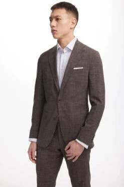 Brown Hampton Contemporary Fit Knit Suit - Jack Victor