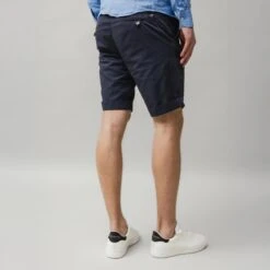 Navy Stretch Cotton Bermuda Shorts - Mason's 7 Navy Stretch Cotton Bermuda Shorts - Mason's -ETON Store 2024 02 05 Constantin 2341