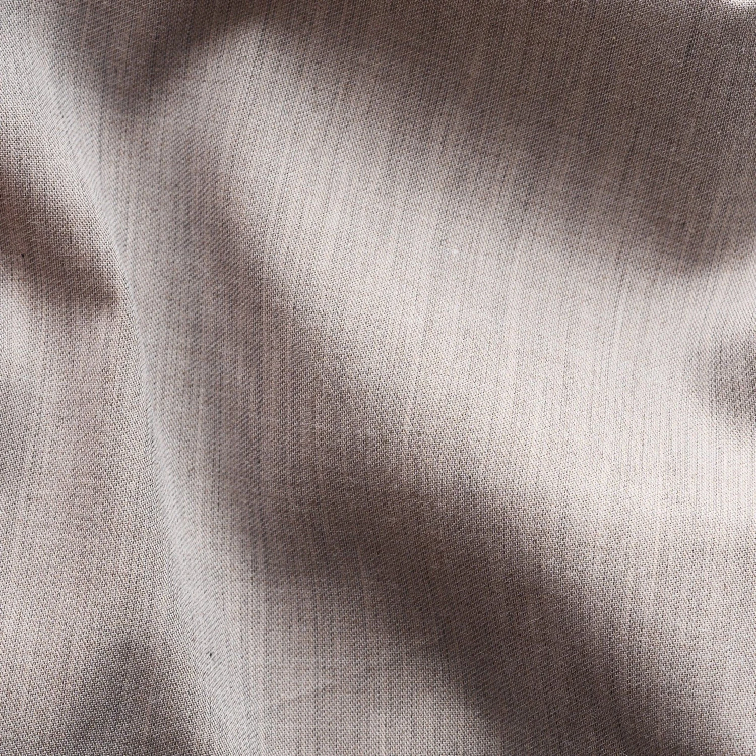 Beige Solid Fine Twill Slim Fit Shirt - ETON 5 Beige Solid Fine Twill Slim Fit Shirt - ETON - Image 3