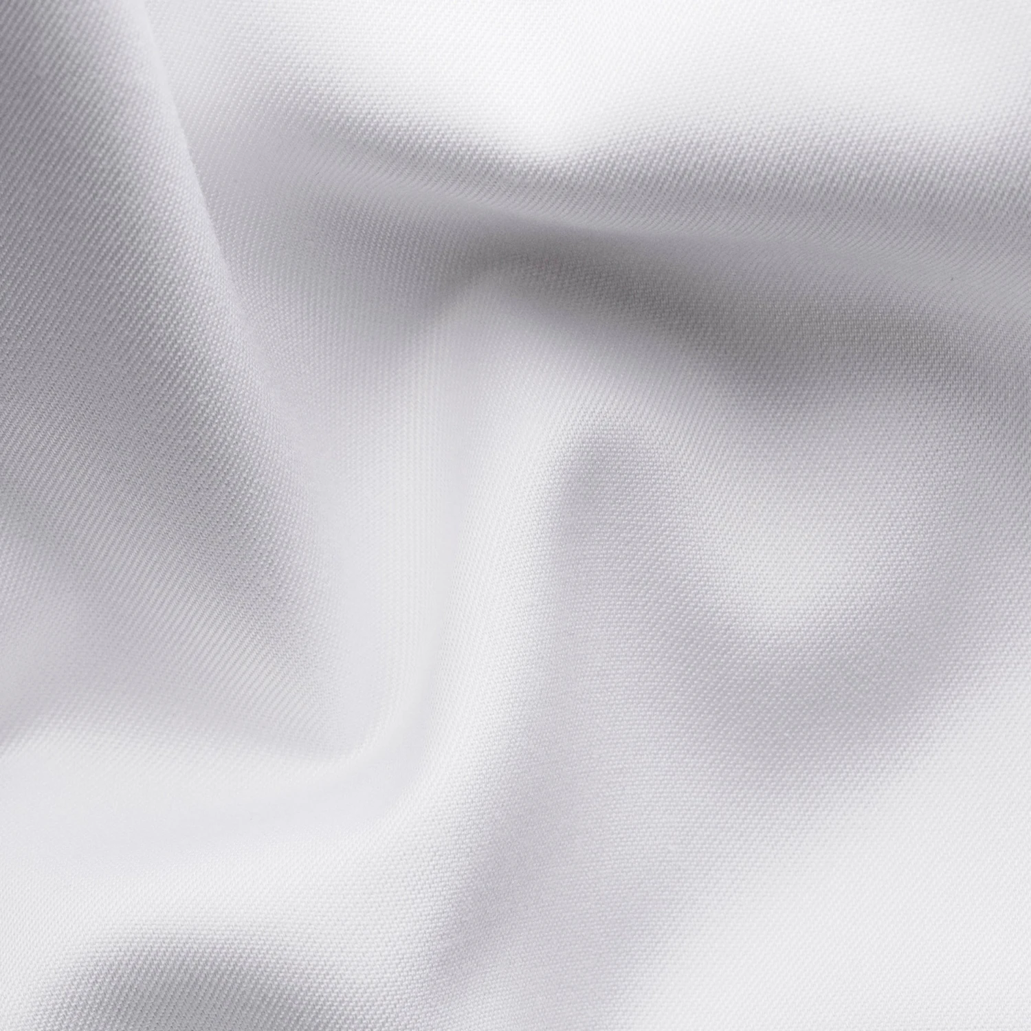 White Solid Signature Twill Slim Fit Shirt W/ Brown Buttons - ETON 6 White Solid Signature Twill Slim Fit Shirt W/ Brown Buttons - ETON - Image 4