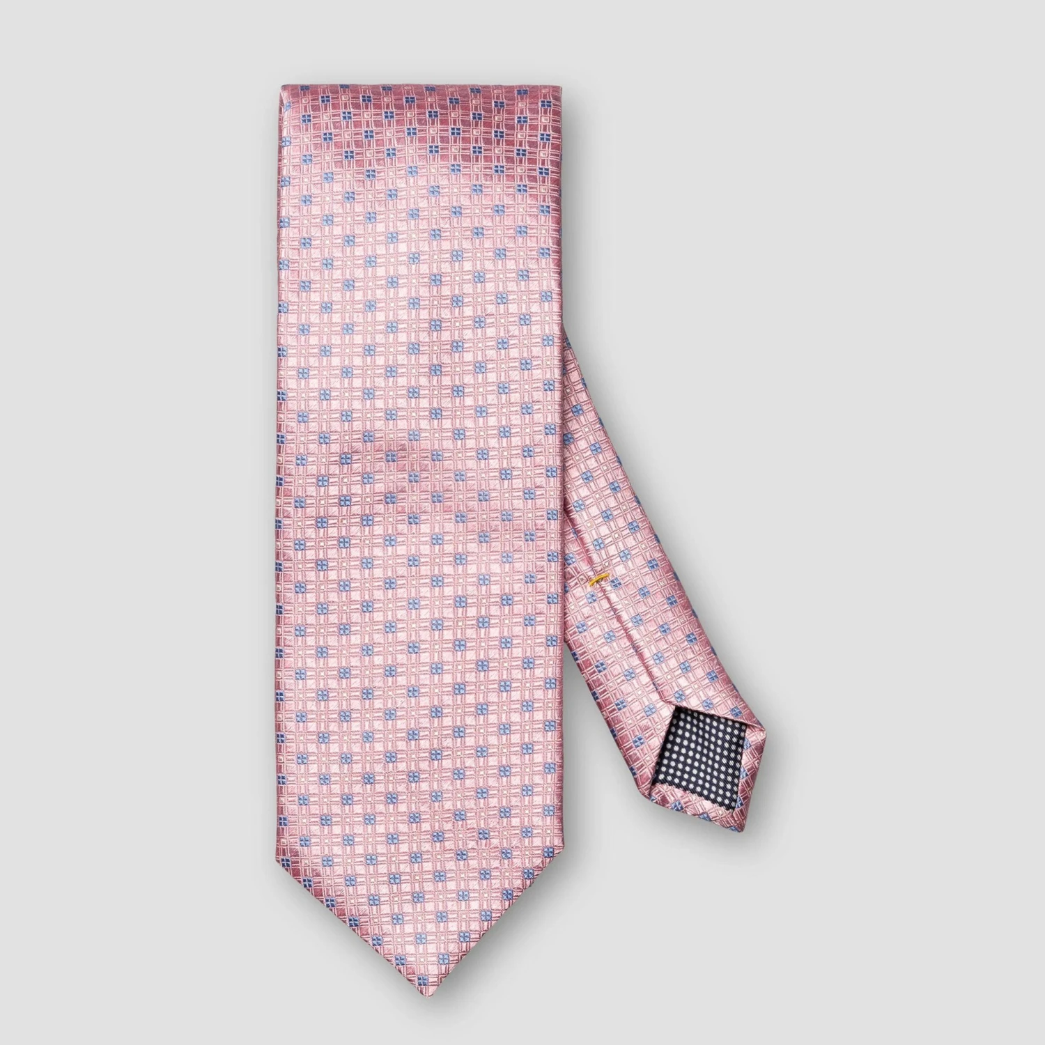 Pink Micro Floral Woven Silk Tie - ETON 5 Pink Micro Floral Woven Silk Tie - ETON - Image 3