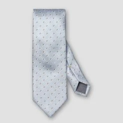 Light Blue Pin-Dot Woven Silk Tie - ETON 9 Light Blue Pin-Dot Woven Silk Tie - ETON -ETON Store 21250 32749e0508 original