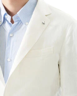 White Cotton L.B.M 1911 Sport Coat -ETON Store 22429211r 5