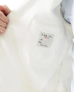 White Cotton L.B.M 1911 Sport Coat -ETON Store 22429211r 7