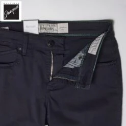 Midnight Blue Cotton-Lyocell Slim Fit Five Pocket Pants - Re-Hash 14 Midnight Blue Cotton-Lyocell Slim Fit Five Pocket Pants - Re-Hash -ETON Store 227742043