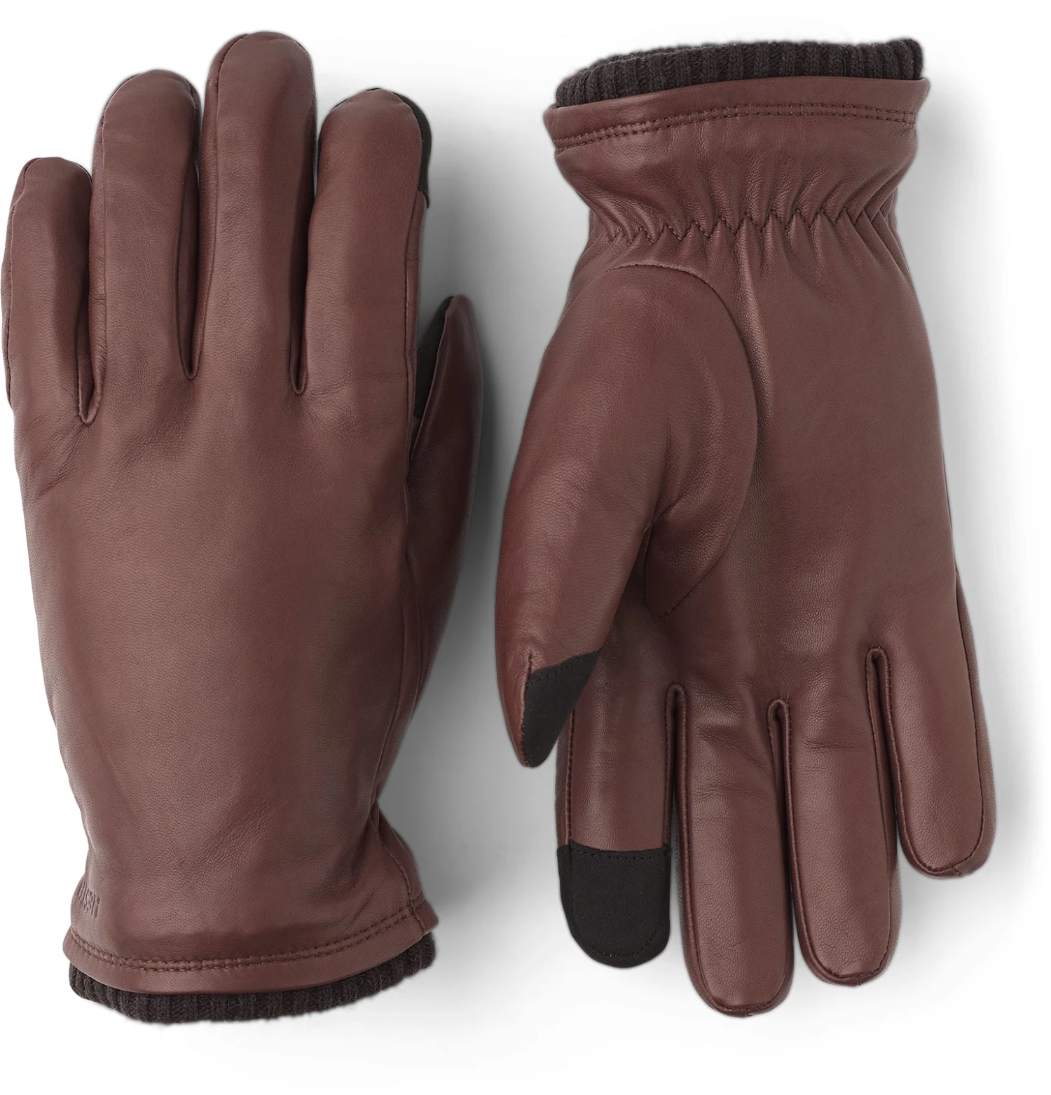 John Brown Leather Touchscreen Leather Gloves - Hestra 2 John Brown Leather Touchscreen Leather Gloves - Hestra