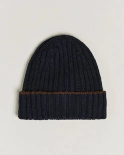 Navy Ribbed Cashmere & Cotton Hat - Stenströms 7 Navy Ribbed Cashmere & Cotton Hat - Stenströms -ETON Store 23641310 1