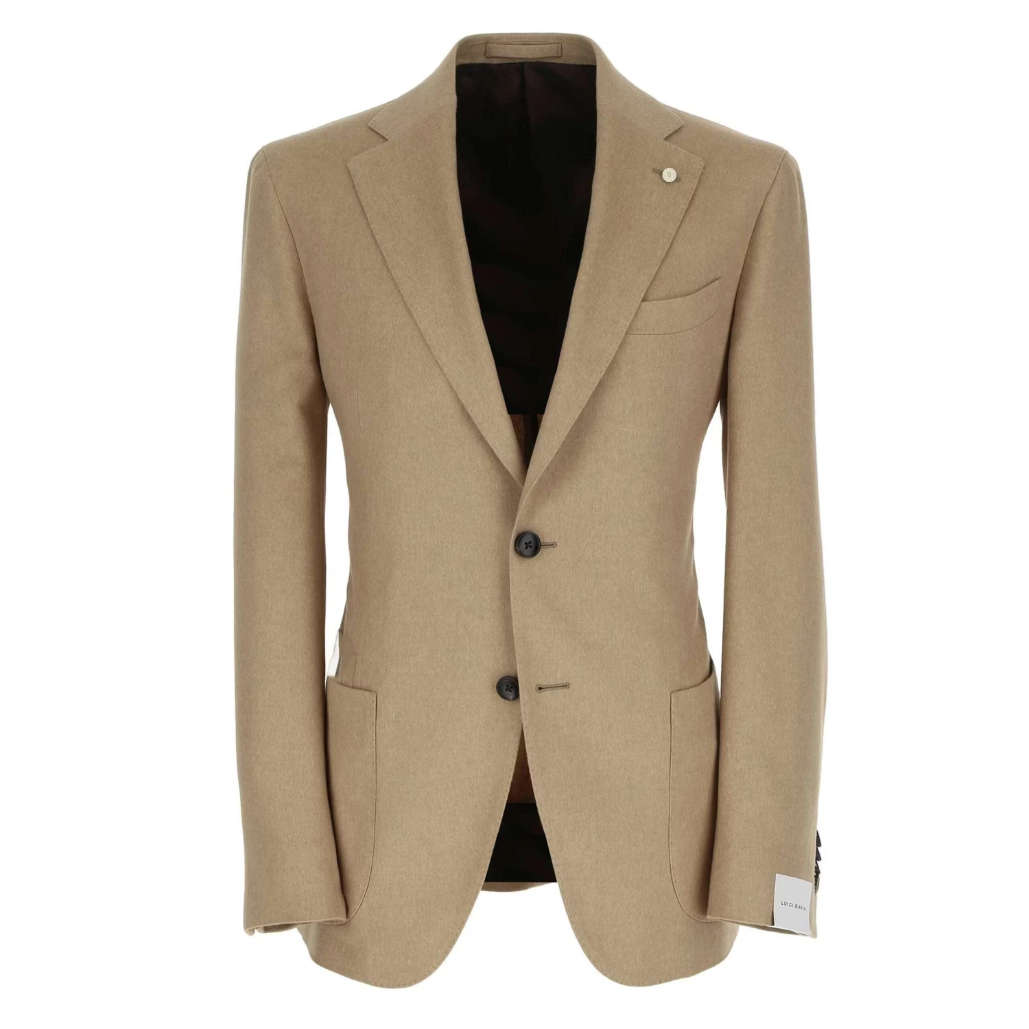 Beige Silk-Cashmere Contemporary Dream Fit Sport Jacket - Luigi Bianchi 3 Beige Silk-Cashmere Contemporary Dream Fit Sport Jacket - Luigi Bianchi