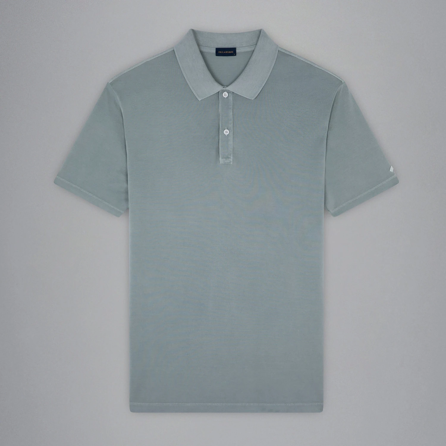 Paul&Shark Ether Green Garment Dyed Short Sleeve Cotton Polo Shirt - PAUL & SHARK 3 Paul&Shark Ether Green Garment Dyed Short Sleeve Cotton Polo Shirt - PAUL & SHARK