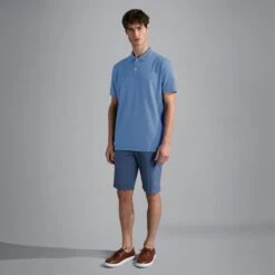Paul&Shark Dutch Blue Melange Cotton Polo Shirt - PAUL & SHARK 21 Paul&Shark Dutch Blue Melange Cotton Polo Shirt - PAUL & SHARK -ETON Store 24411229 991 lf