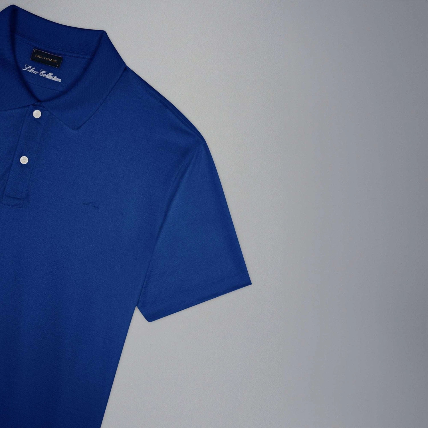 Paul&Shark Blue Cotton Jersey Silver Collection Polo Shirt - PAUL & SHARK 4 Paul&Shark Blue Cotton Jersey Silver Collection Polo Shirt - PAUL & SHARK - Image 2