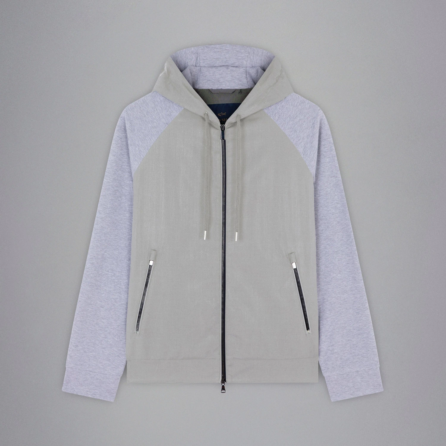 Paul&Shark Grey Loro Piana Storm System Wool And Silk Hooded Jacket - PAUL & SHARK 4 Paul&Shark Grey Loro Piana Storm System Wool And Silk Hooded Jacket - PAUL & SHARK - Image 2