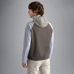 Paul&Shark Grey Loro Piana Storm System Wool And Silk Hooded Jacket - PAUL & SHARK 10 Paul&Shark Grey Loro Piana Storm System Wool And Silk Hooded Jacket - PAUL & SHARK -ETON Store 24412486 064 ab