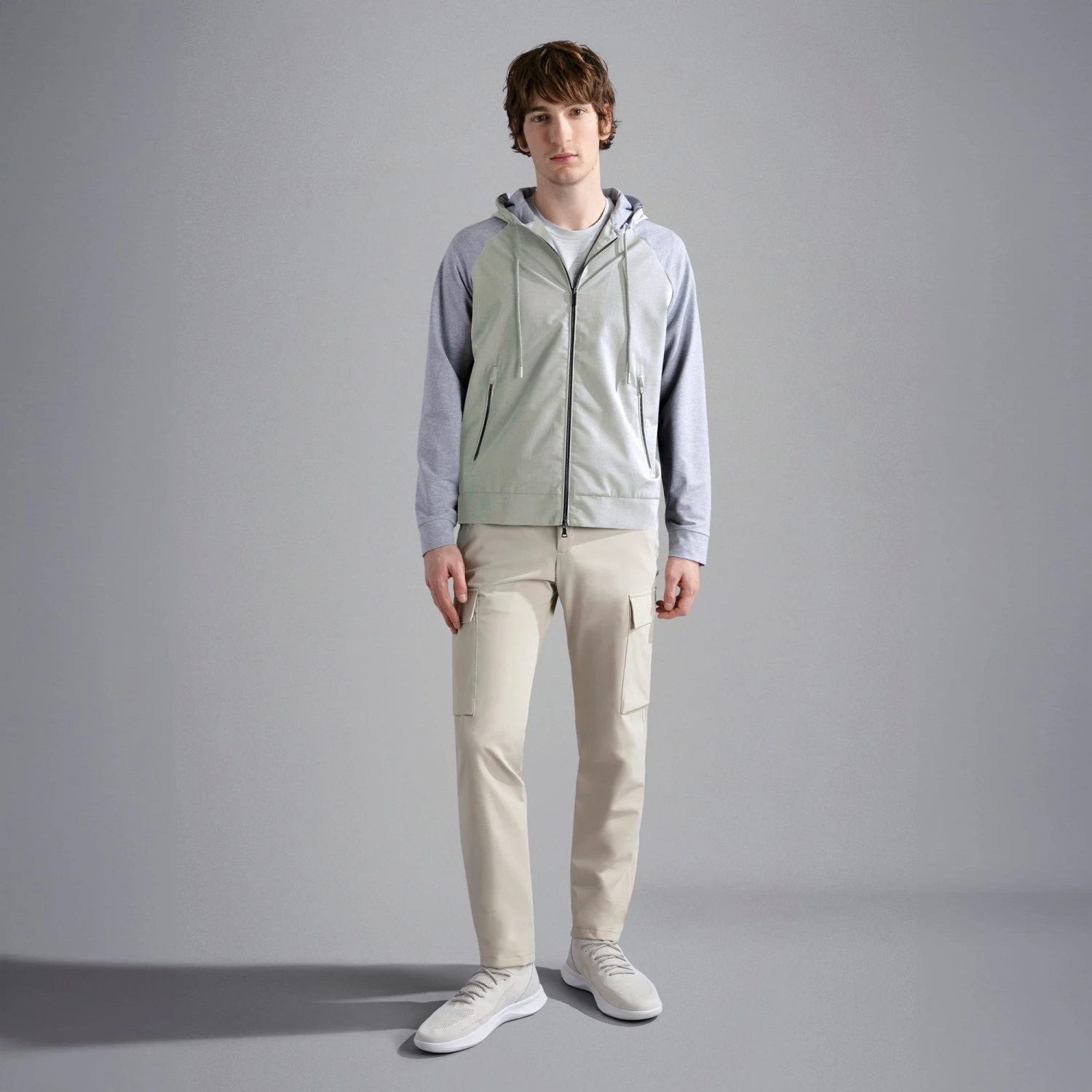 Paul&Shark Grey Loro Piana Storm System Wool And Silk Hooded Jacket - PAUL & SHARK 7 Paul&Shark Grey Loro Piana Storm System Wool And Silk Hooded Jacket - PAUL & SHARK - Image 5