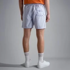 Paul&Shark Cornflower Blue & Orange Floral Swim Shorts - PAUL & SHARK 13 Paul&Shark Cornflower Blue & Orange Floral Swim Shorts - PAUL & SHARK -ETON Store 24415034S F05 ab