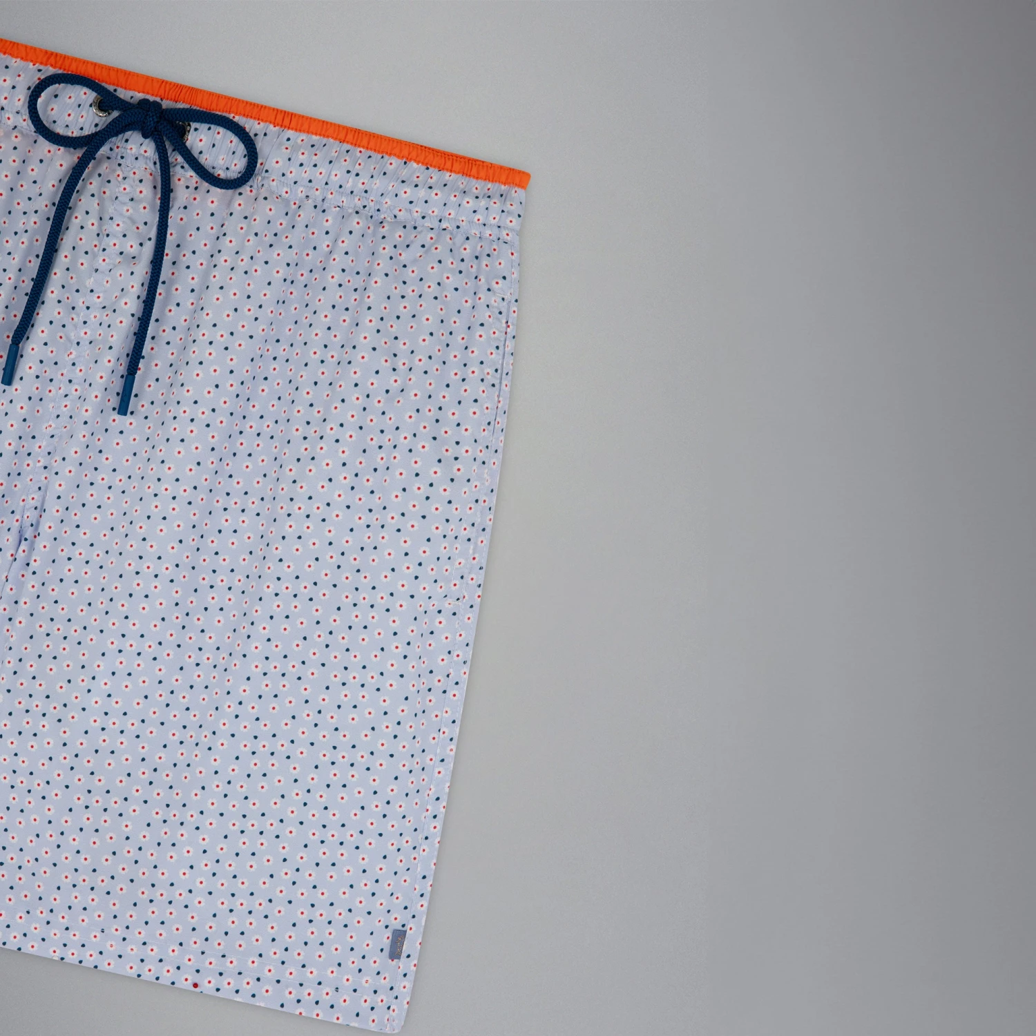 Paul&Shark Cornflower Blue & Orange Floral Swim Shorts - PAUL & SHARK 4 Paul&Shark Cornflower Blue & Orange Floral Swim Shorts - PAUL & SHARK - Image 2