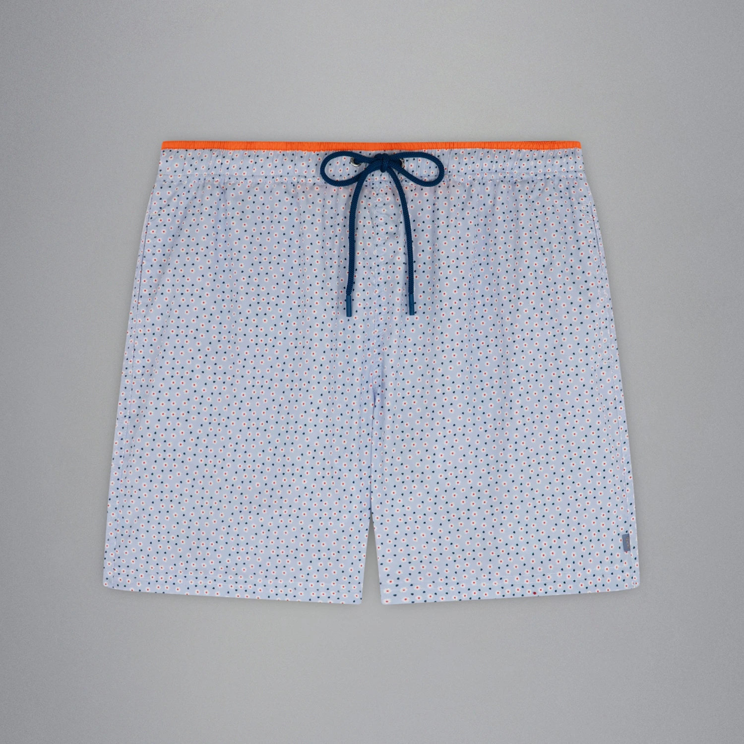 Paul&Shark Cornflower Blue & Orange Floral Swim Shorts - PAUL & SHARK 3 Paul&Shark Cornflower Blue & Orange Floral Swim Shorts - PAUL & SHARK