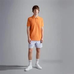 Paul&Shark Cornflower Blue & Orange Floral Swim Shorts - PAUL & SHARK 11 Paul&Shark Cornflower Blue & Orange Floral Swim Shorts - PAUL & SHARK -ETON Store 24415034S F05 lf