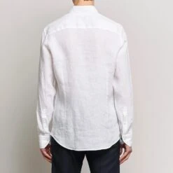 White Linen Fitted Body Casual Shirt - Stenströms -ETON Store 24504811r 4