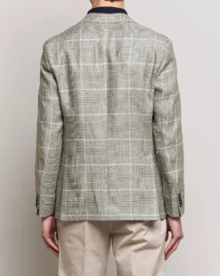 Green Linen Unconstructed Jacket - LBM 1911 19 Green Linen Unconstructed Jacket - LBM 1911 -ETON Store 24541811r 4