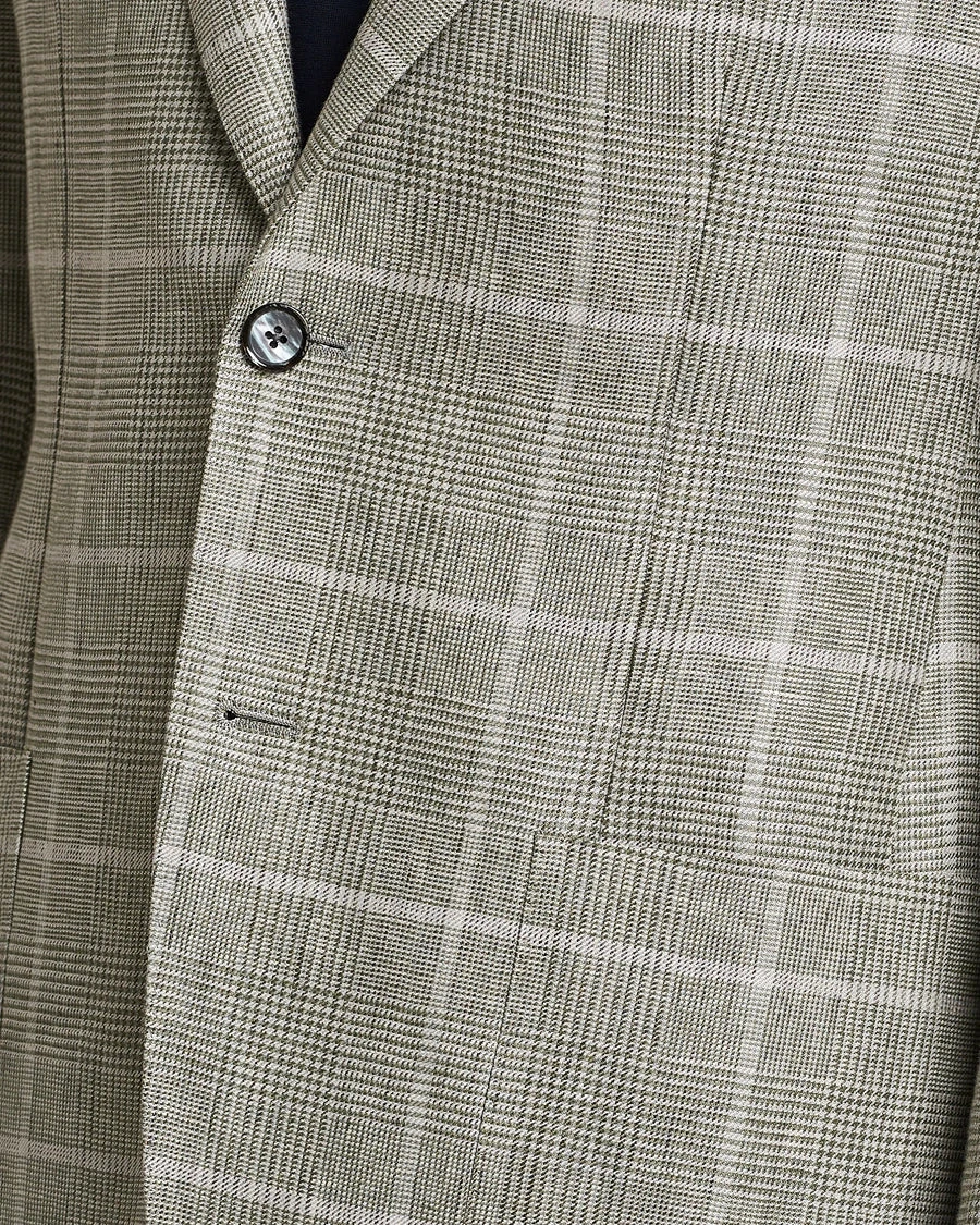 Green Linen Unconstructed Jacket - LBM 1911 11 Green Linen Unconstructed Jacket - LBM 1911 - Image 9
