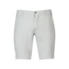 Steel Silver Stretch Cotton Bermuda Shorts - Mason's