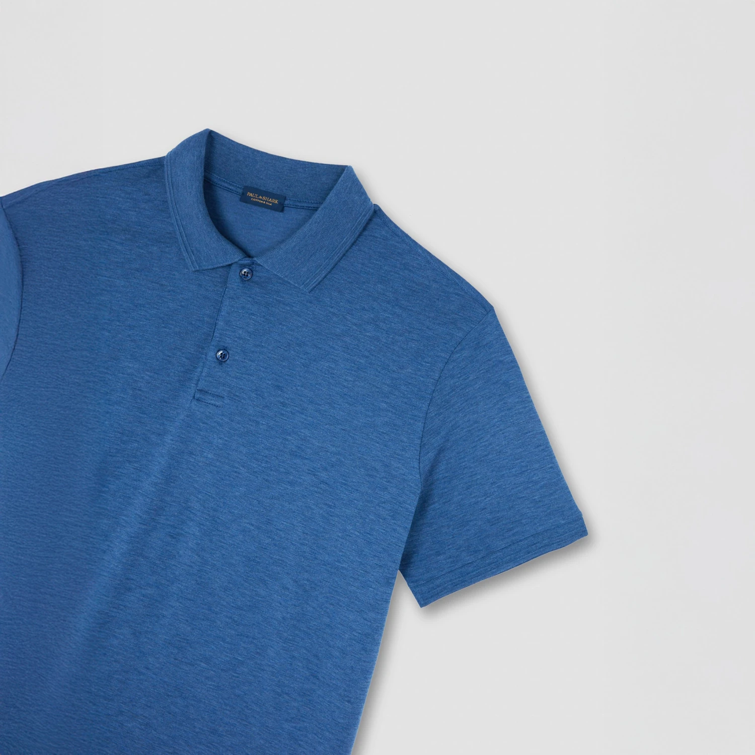 Paul&Shark Blue Silk Blend Polo - Paul & Shark 10 Paul&Shark Blue Silk Blend Polo - Paul & Shark - Image 8