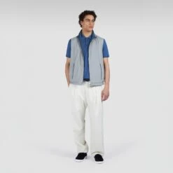 Paul&Shark Blue Silk Blend Polo - Paul & Shark 21 Paul&Shark Blue Silk Blend Polo - Paul & Shark -ETON Store 25411208 633 lf v