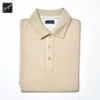 Paul&Shark Beige Shark Tag Piqué Cotton Polo With Linen Trims - Paul & Shark 1 Paul&Shark Beige Shark Tag Piqué Cotton Polo With Linen Trims - Paul & Shark -ETON Store 25411224 348 1