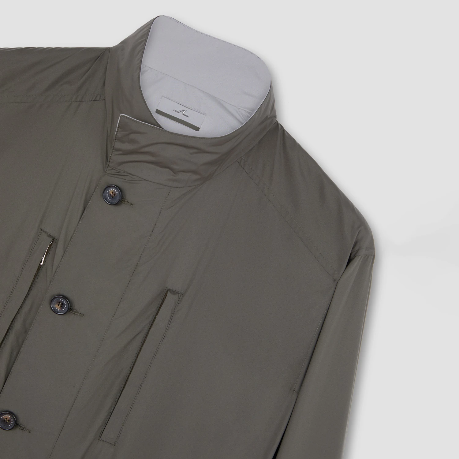 Paul&Shark Gray & Green Typhoon® Platinum Reversible Field Jacket - Paul & Shark 8 Paul&Shark Gray & Green Typhoon® Platinum Reversible Field Jacket - Paul & Shark - Image 6