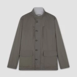 Paul&Shark Gray & Green Typhoon® Platinum Reversible Field Jacket - Paul & Shark 15 Paul&Shark Gray & Green Typhoon® Platinum Reversible Field Jacket - Paul & Shark -ETON Store 25412610 326 II f