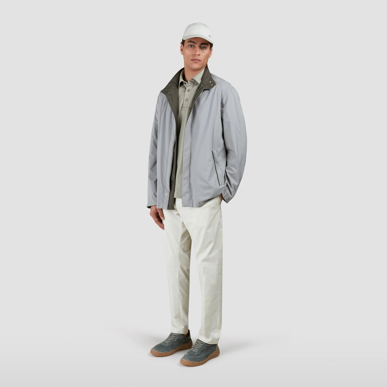 Paul&Shark Gray & Green Typhoon® Platinum Reversible Field Jacket - Paul & Shark 12 Paul&Shark Gray & Green Typhoon® Platinum Reversible Field Jacket - Paul & Shark - Image 10