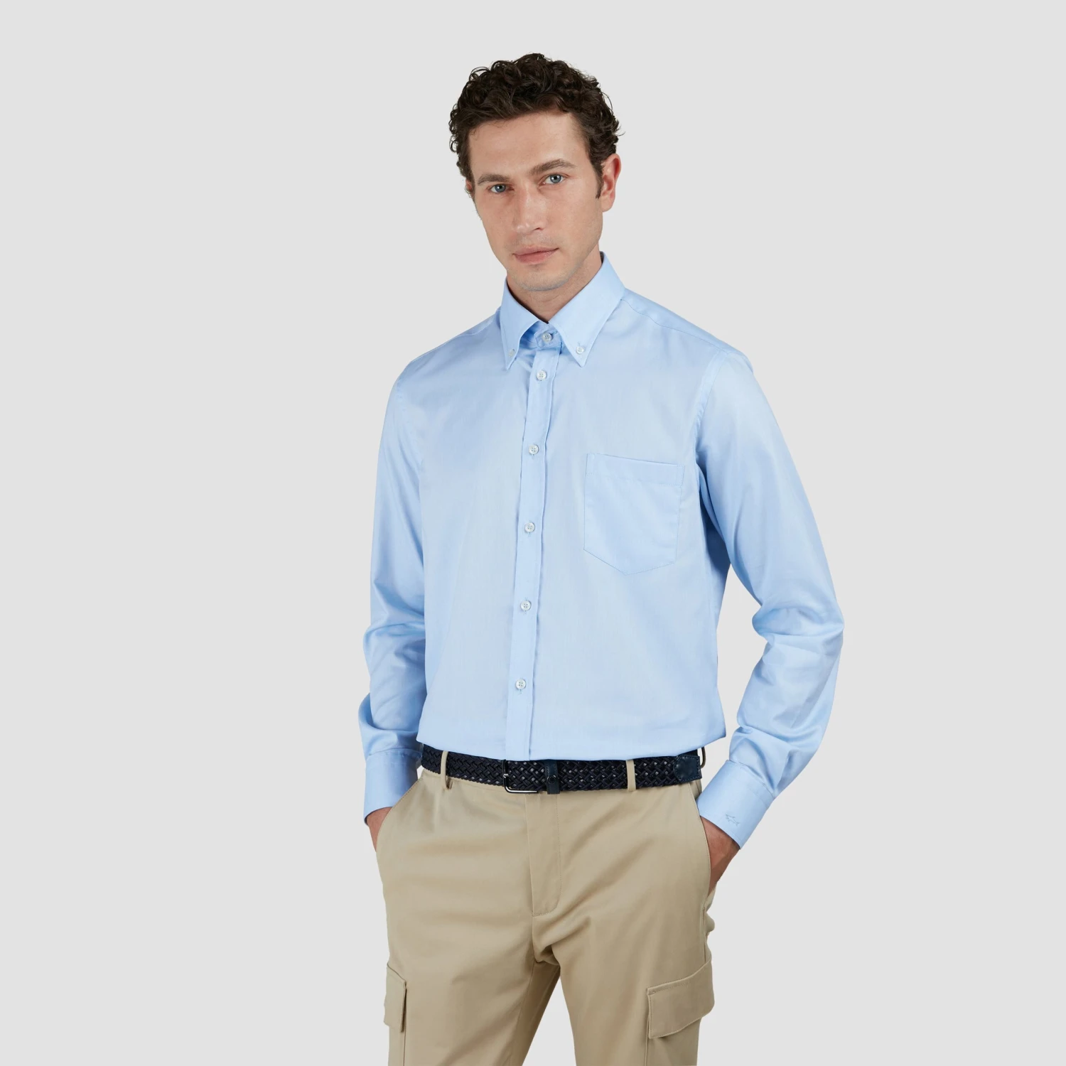 Paul&Shark Light Blue Summer Oxford Button-Down Collar Shirt - Paul & Shark 3 Paul&Shark Light Blue Summer Oxford Button-Down Collar Shirt - Paul & Shark