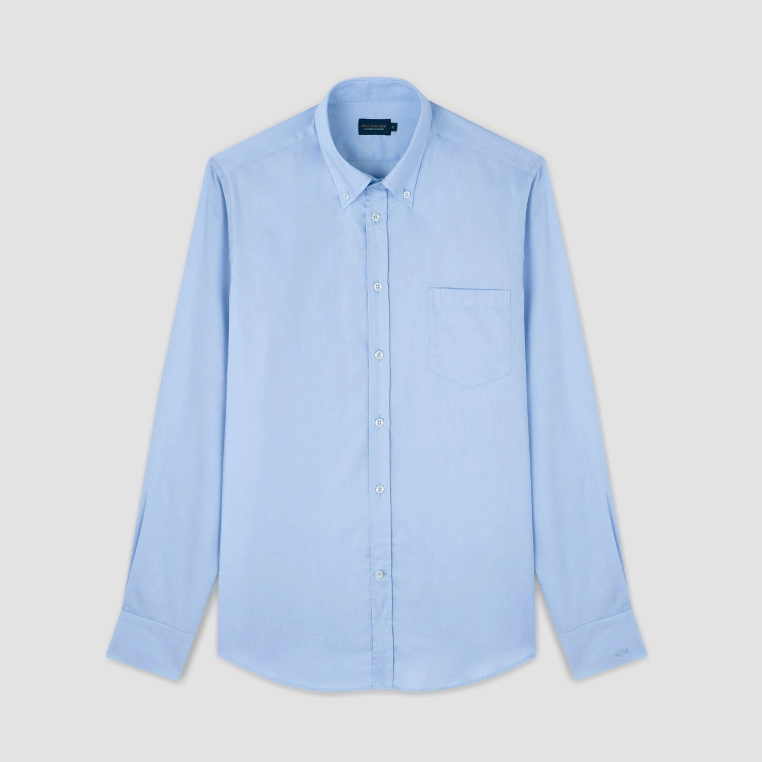 Paul&Shark Light Blue Summer Oxford Button-Down Collar Shirt - Paul & Shark 4 Paul&Shark Light Blue Summer Oxford Button-Down Collar Shirt - Paul & Shark - Image 2