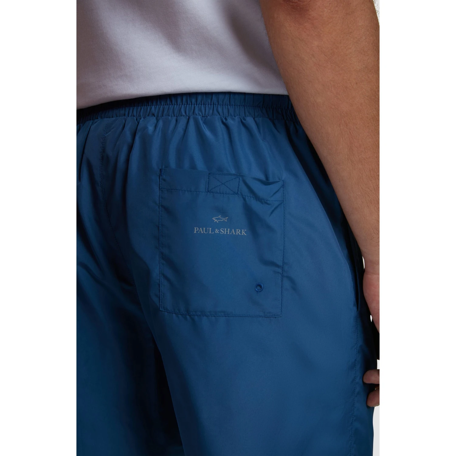 Paul&Shark Airforce Blue Swim Shorts With Reflective Logo - Paul & Shark 8 Paul&Shark Airforce Blue Swim Shorts With Reflective Logo - Paul & Shark - Image 6
