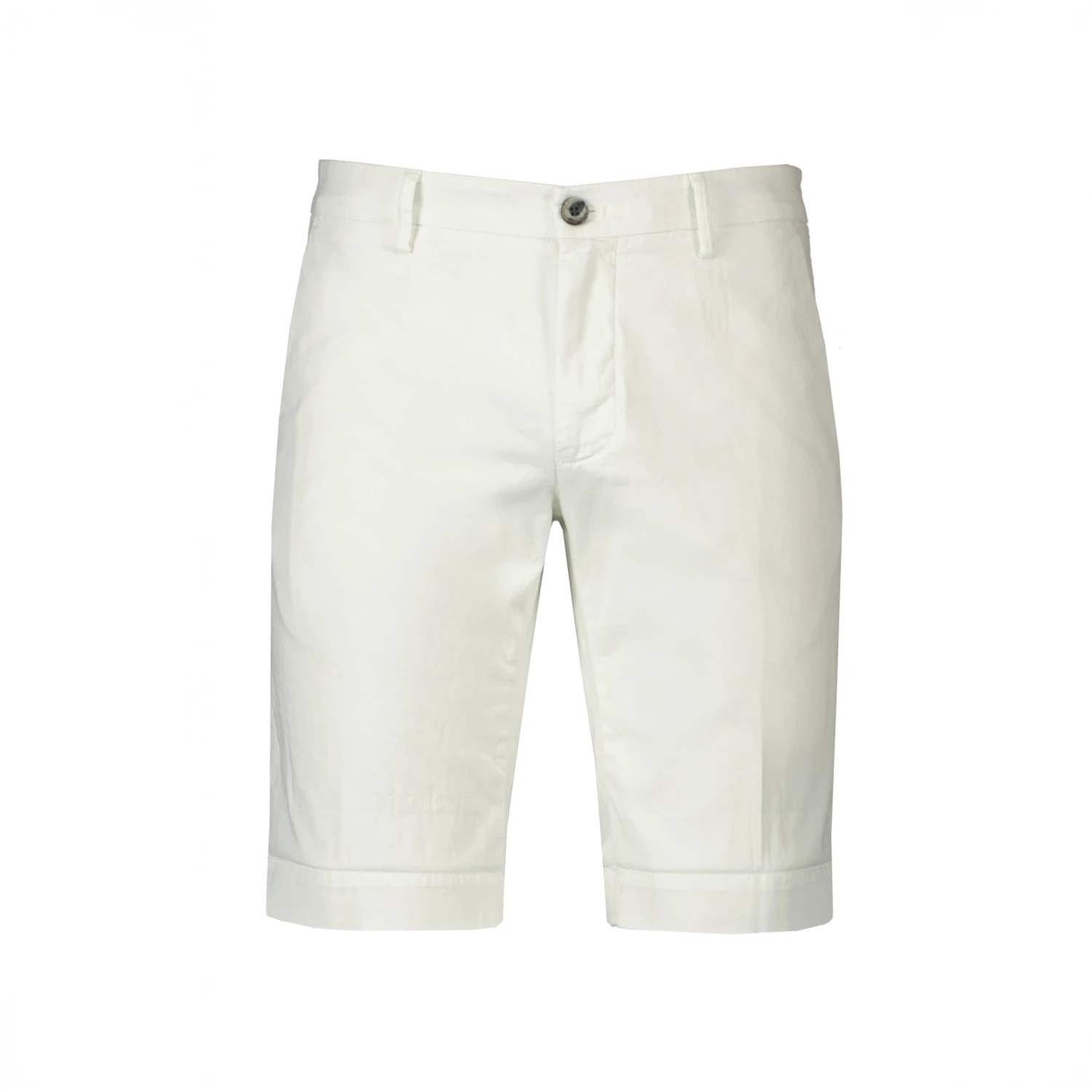 White Stretch Cotton Bermuda Shorts - Mason's 4 White Stretch Cotton Bermuda Shorts - Mason's - Image 2