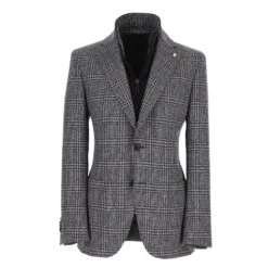 Blue & Brown Prince-of-Wales Wool Hybrid Sport Jacket With Bib - Luigi Bianchi 18 Blue & Brown Prince-of-Wales Wool Hybrid Sport Jacket With Bib - Luigi Bianchi -ETON Store 2592 428141 01 01867ac3 5e69 417b a34c 7711d943764c