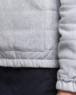 Light Grey Quilted Flannel Cotton Zip Jacket - Stenströms 20 Light Grey Quilted Flannel Cotton Zip Jacket - Stenströms -ETON Store 26765111r 5
