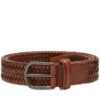 Tan Nappa Calf Stretch Leather Belt - Anderson's 2 Tan Nappa Calf Stretch Leather Belt - Anderson's -ETON Store 27 10 2020 JB A2915 PI97 C3 m1 1