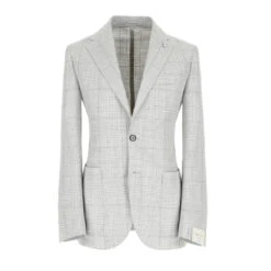 Light Gray Prince Of Wales Linen-Cotton Contemporary Fit Sport Jacket - L.B.M 1911 9 Light Gray Prince Of Wales Linen-Cotton Contemporary Fit Sport Jacket - L.B.M 1911 -ETON Store 2815 S 45288 1 90 garment washed jack jacket in gray 900x c67e52b3 acc2 4eb5 af1d 941ef489e7f9