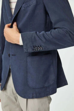 Blue Lyocell & Linen Unconstructed Jacket - LBM 1911 7 Blue Lyocell & Linen Unconstructed Jacket - LBM 1911 -ETON Store 2833 S 25060 7 41 giacca jim tinto capo blu 590x 55001b2a 1702 464f a9d4 99bbe65e9fb3