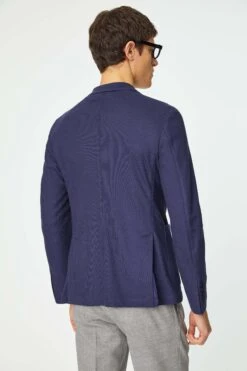 Blue Technical Travel Washable Wool Jacket - LBM 1911 -ETON Store 2844 S 35208 1 11 giacca sam in jersey tecnico blu